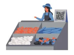 SOP Langkah 02: Pemindaian QR Code Kios Pedagang